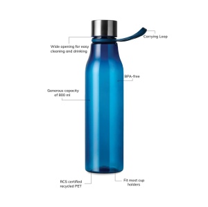 VINGA Bouteille d'eau 800ml RCS RPET Lean 38