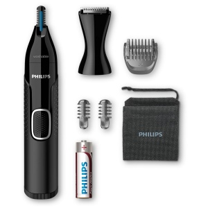 NT5650-Philips Tondeuse nez, oreilles et sourcils avec 5 accessoires 3