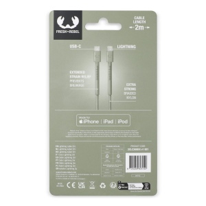 2ULC200 - Câble Fresh 'n Rebel USB-C vers Apple Lightning 2.0m 19