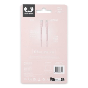 2ULC200 - Câble Fresh 'n Rebel USB-C vers Apple Lightning 2.0m 25