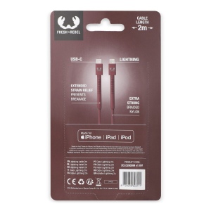 2ULC200 - Câble Fresh 'n Rebel USB-C vers Apple Lightning 2.0m 14