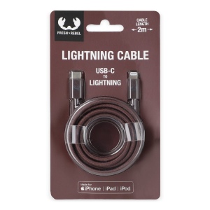 2ULC200 - Câble Fresh 'n Rebel USB-C vers Apple Lightning 2.0m 15