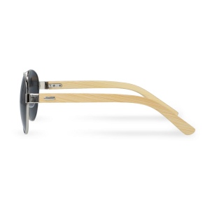 Lunettes de soleil aviateur avec branches en bambou 3