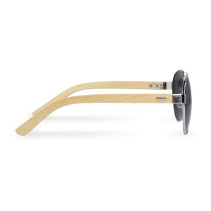 Lunettes de soleil aviateur avec branches en bambou 4