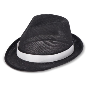 Chapeau en polyester avec bande 3