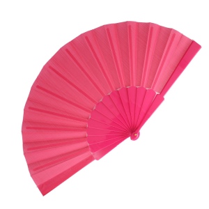 Éventail à main plastique &amp; polyester 21