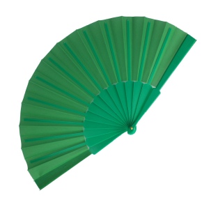 Éventail à main plastique &amp; polyester 18