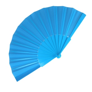 Éventail à main plastique &amp; polyester 5