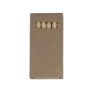 6 crayons de couleur dans une boîte kraft 2
