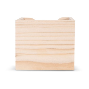 Bloc de papier 10x10x8.5cm dans une boîte cubique en bois 4