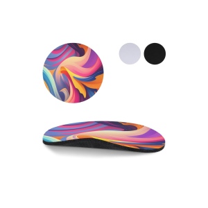 Dessous de verre rond pour sublimation