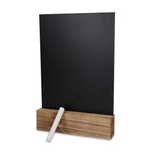 Tableau noir dans un support en bois 2
