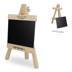 Tableau noir sur chevalet