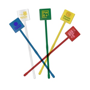 AGITATEUR COCKTAIL CARRE SPATULE 190 mm 11