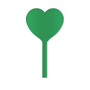 AGITATEUR COCKTAIL COEUR SPATULE 190 mm 8
