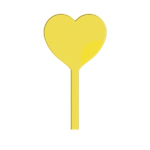 AGITATEUR COCKTAIL COEUR SPATULE 190 mm 4
