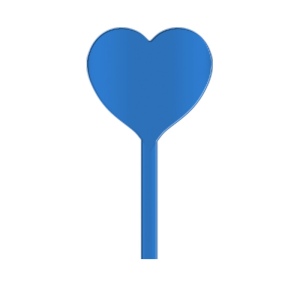 AGITATEUR COCKTAIL COEUR SPATULE 190 mm 3