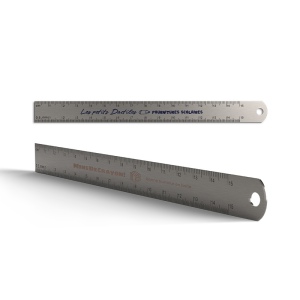 REGLET PRECISION INOX 170x15 mm AVEC TROU DE SUSPENSION 5