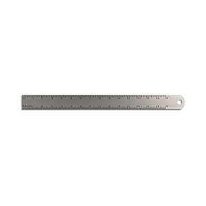REGLET PRECISION INOX 170x15 mm AVEC TROU DE SUSPENSION 2