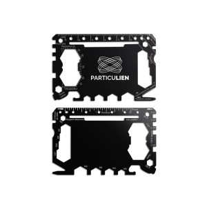 CARTE OUTIL MULTIFONCTION EN ACIER INOXYDABLE 4
