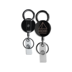 BADGE: PORTE-BADGES RETRACTABLE COQUE EN METAL 5