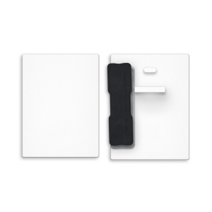 BADGE PLASTIQUE (PS) CARTE 43x58 mm AVEC AIMANT 3