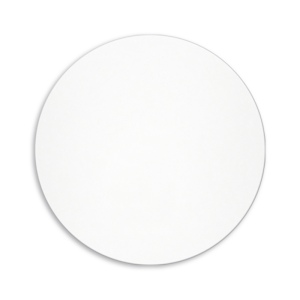 BADGE PLASTIQUE (PS) ROND Ø55 mm AVEC AIMANT 2
