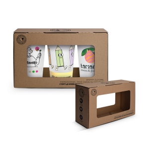 BOITE CARTON AVEC FENETRE POUR 3 OU 6 PICUP60 - MONTAGE COMPRIS 2