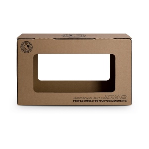 BOITE CARTON AVEC FENETRE POUR 3 OU 6 PICUP60 - MONTAGE COMPRIS 3