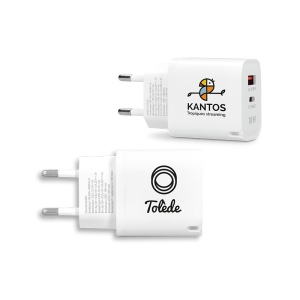CHARGEUR SECTEUR RAPIDE 30 W SORTIES USB QC & TYPE-C PD 4