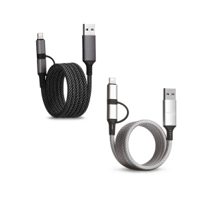 CABLE DE CHARGE 6 EN 1 A ENROULEMENT MAGNETIQUE 4