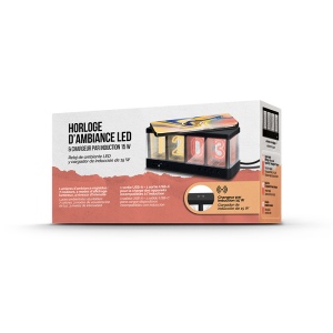 Horloge LED et chargeur à induction 15W 7