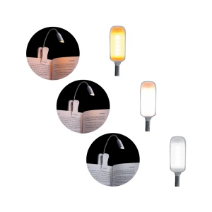 LAMPE LED DE LECTURE FLEXIBLE AVEC PINCE 8