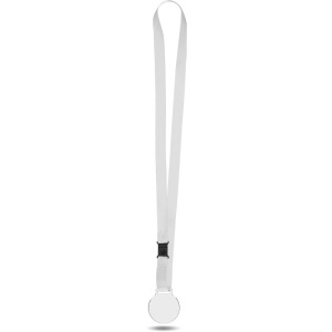 MEDAILLE PLASTIQUE (PMMA) EP 3 mm ET MAXI 30 cm2 AVEC CORDON SATIN 3