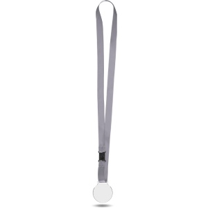 MEDAILLE PLASTIQUE (PMMA) EP 3 mm ET MAXI 30 cm2 AVEC CORDON SATIN 2