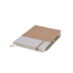 CARNET B6 COUVERTURE COTON ET FIBRES DE BAMBOU 6