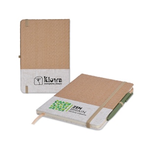 CARNET A5 COUVERTURE COTON ET FIBRES DE BAMBOU 4