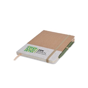 CARNET A5 COUVERTURE COTON ET FIBRES DE BAMBOU 6