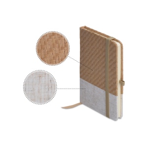 CARNET DE POCHE COUVERTURE COTON ET FIBRES DE BAMBOU 5