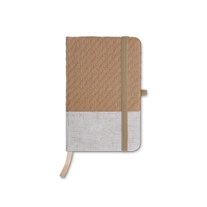CARNET DE POCHE COUVERTURE COTON ET FIBRES DE BAMBOU 2