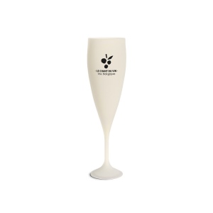 FLUTE A CHAMPAGNE REUTILISABLE EN BIOCOMPOSITE 14 cl RAS BORD 6