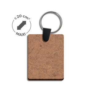 PORTE CLE CREATION MDF EP 3 mm MAXI 20 cm2 2