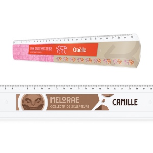 REGLE PLASTIQUE (PMMA) TRANSPARENTE 30 cm EP. 3 mm 5