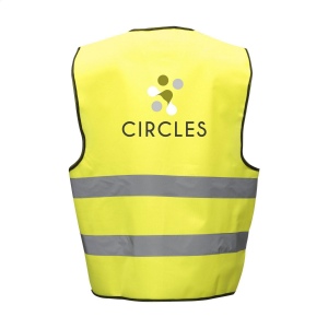 Veste de sécurité fluorescente, 100% tricot polyester 4