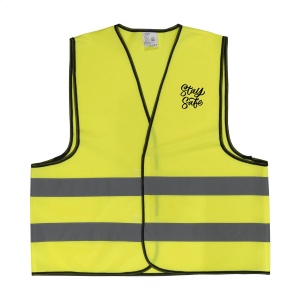 Veste de sécurité fluorescente, 100% tricot polyester 6