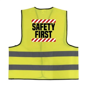 Veste de sécurité fluorescente, 100% tricot polyester 8