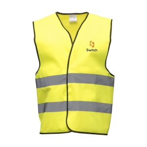 Veste de sécurité fluorescente, 100% tricot polyester 2