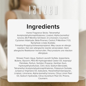 Un set cadeau de produits pour la maison et le corps au parfum Heavenly de la marque JANZEN 5