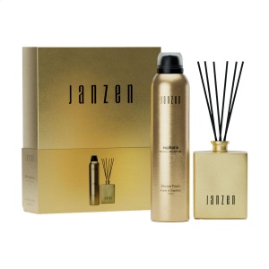 Un set cadeau de produits pour la maison et le corps au parfum Euphoria de la marque JANZEN 2
