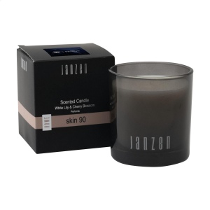 Bougie parfumée coulée dans du verre, parfum Skin 90 de la marque JANZEN 6
